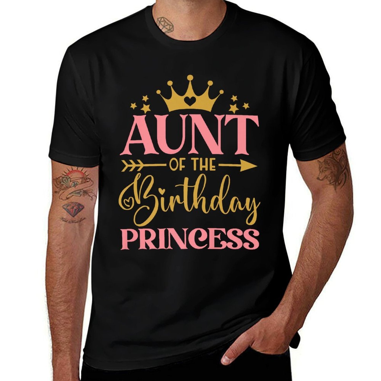 Aunt of The Birthday for Girl - 1st Birthday Princess Girl Premium Classic T-Shirt