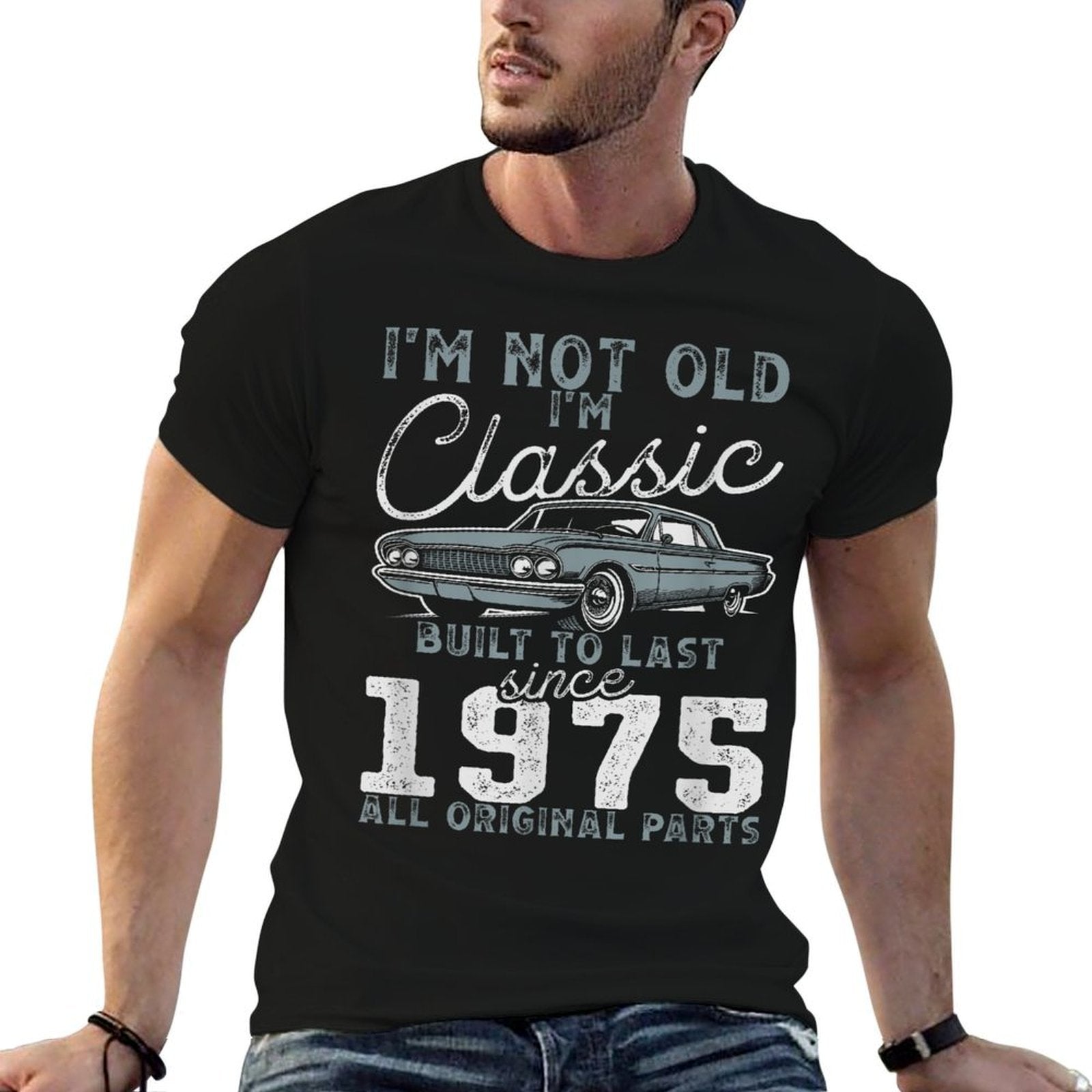1975 Classic Car 50th Birthday Eco-friendly Material T-Shirt