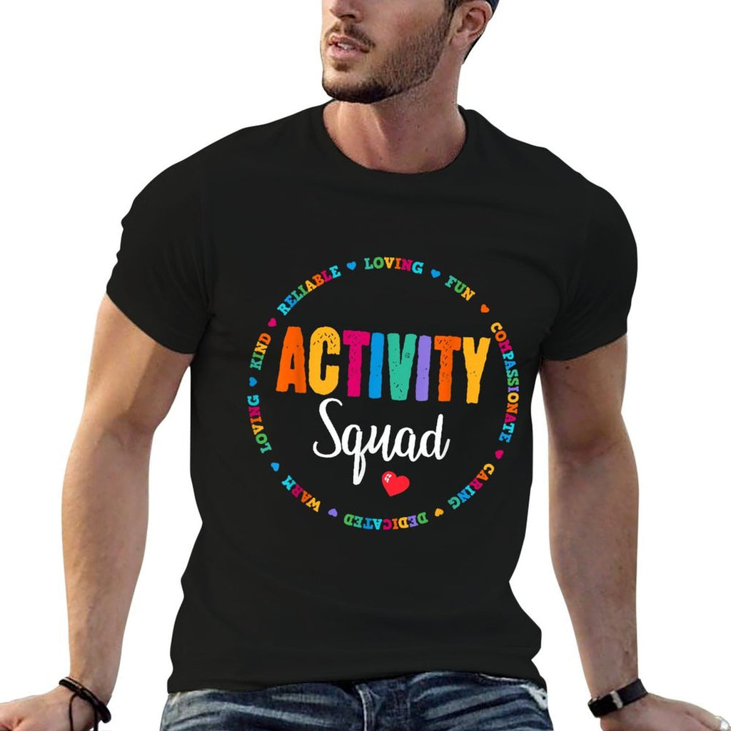 Activity Assistant Squad Team Professionals Week Director  Fade-proof Color T-Shirt