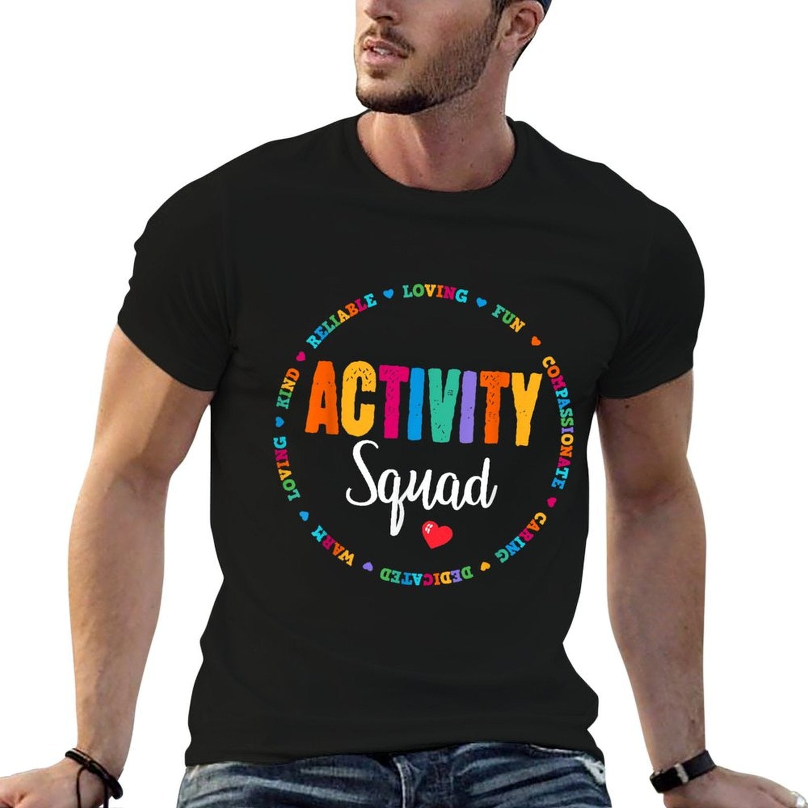 Activity Assistant Squad Team Professionals Week Director  Fade-proof Color T-Shirt