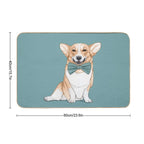Corgi Dog  Slip-Resistant Bath Mat