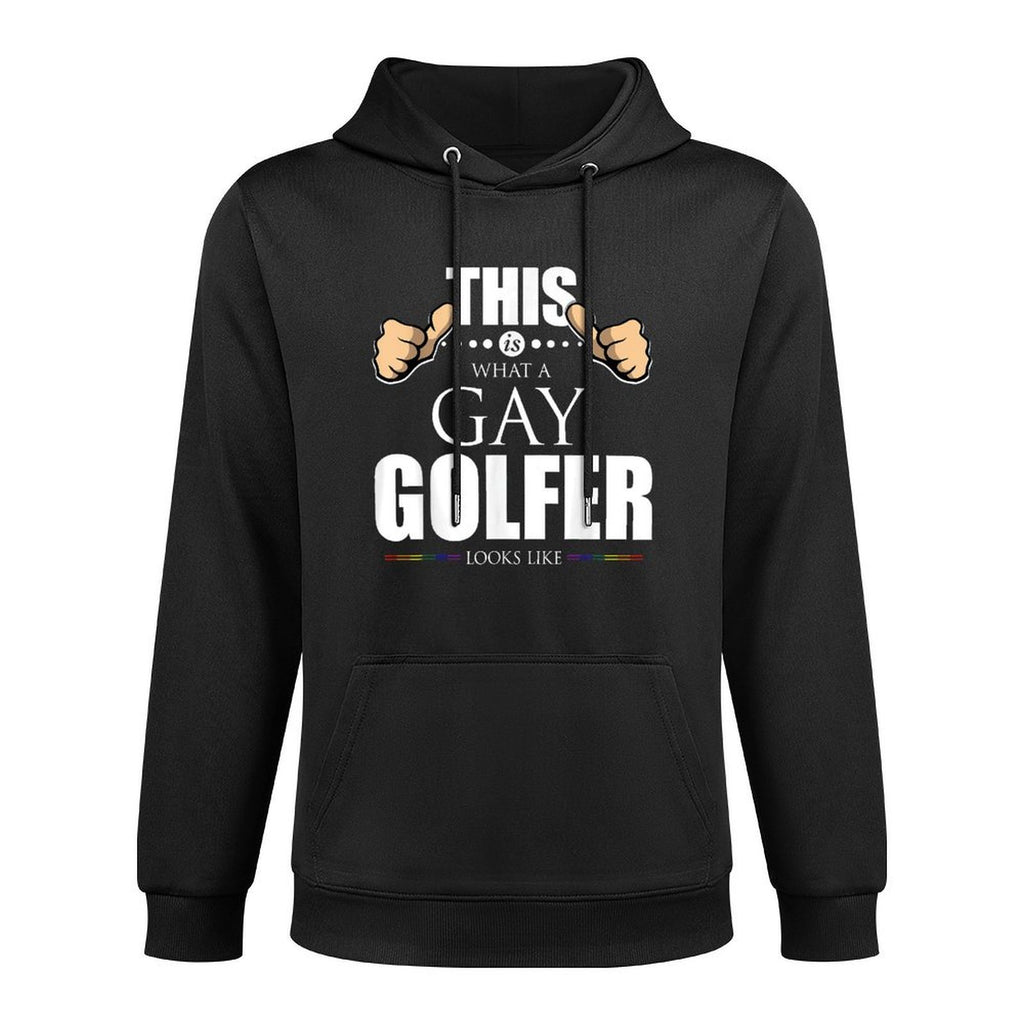This Is What A Gay Golfer Looks Like LGBT Pride Medium-Weight Fabric Hoodie