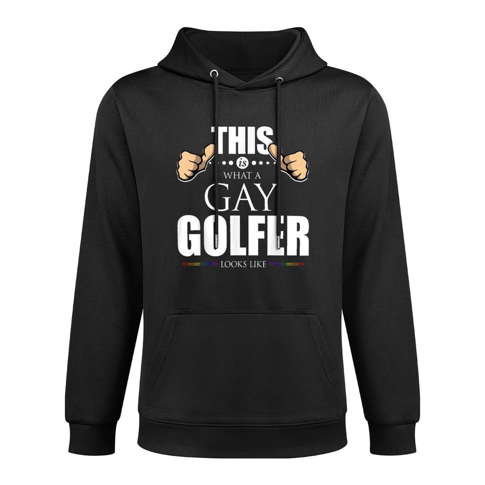 This Is What A Gay Golfer Looks Like LGBT Pride Medium-Weight Fabric Hoodie