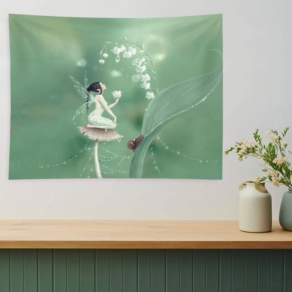 Lily of The Valley Flower Fairy Tapestry