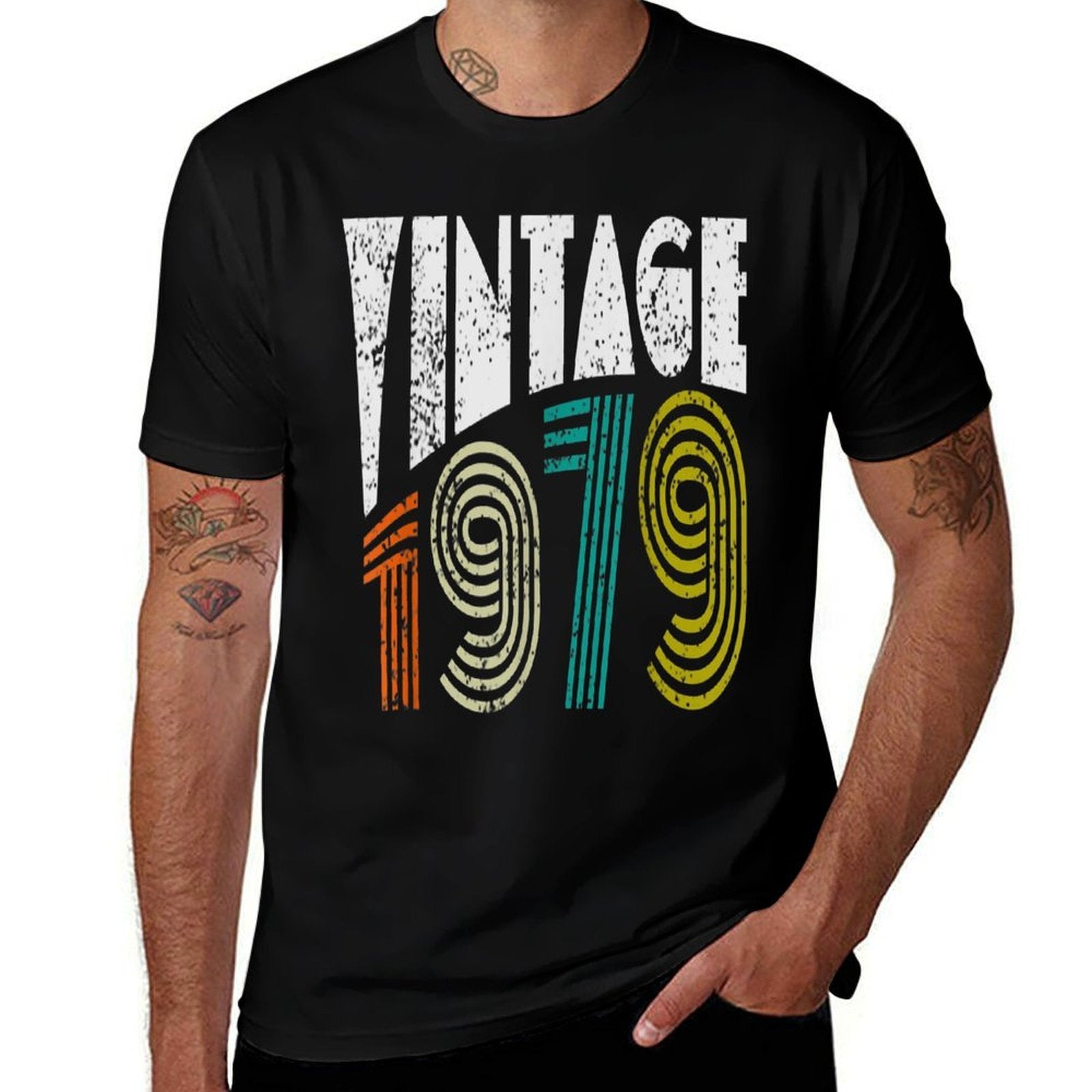 40th Birthday Gift Vintage 1979 Classic Men Women Retro  Eco-friendly Material T-Shirt