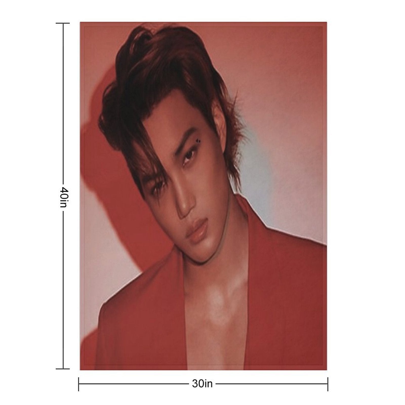 Kai (love Shot) Wrinkle-free Throw Blanket
