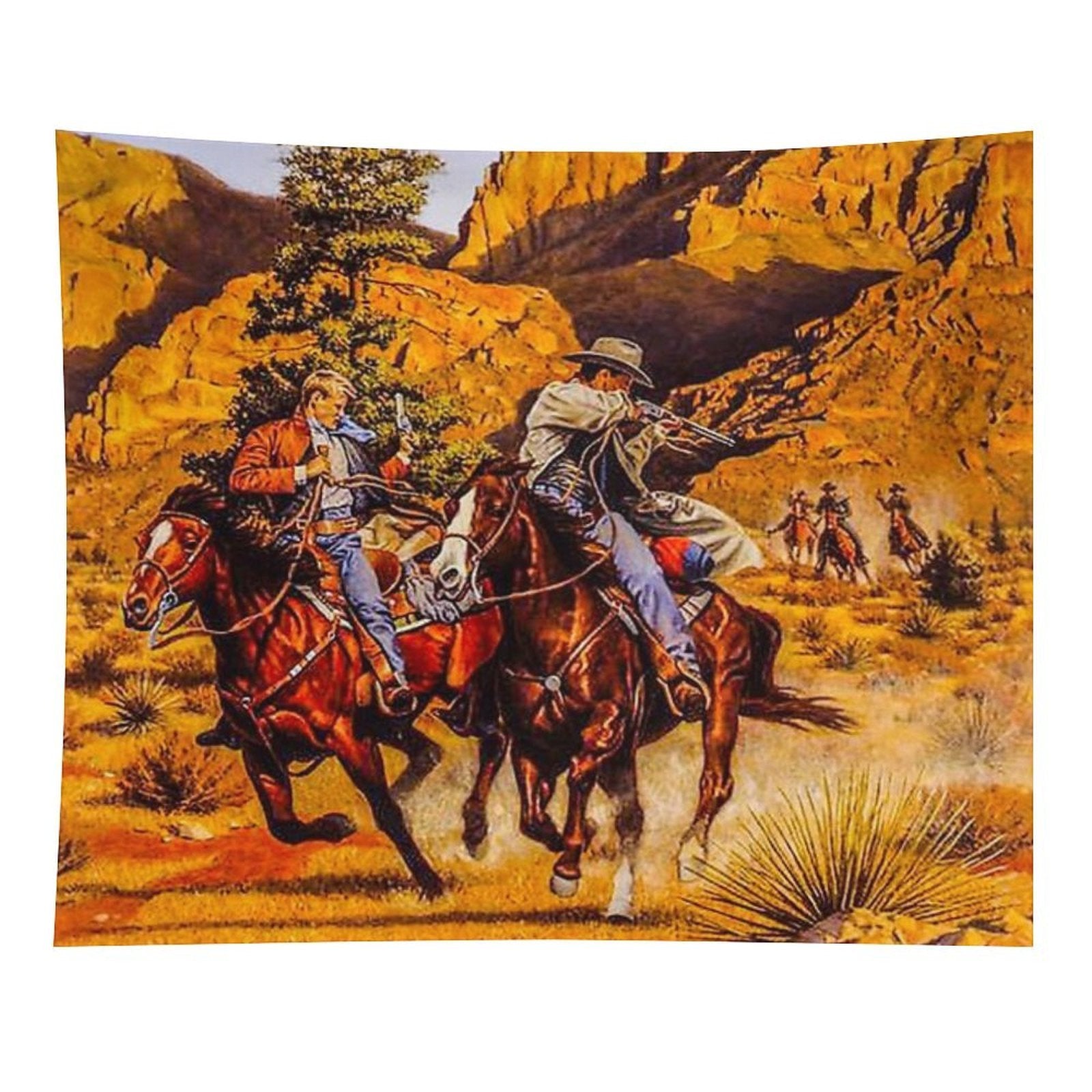 Fwc 5192 Old West Wild Cowboy Tapestry