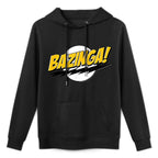 The Big Bang Theory Bazinga! Classic Logo Funny TV Show Cotton-Polyester Blend Hoodie