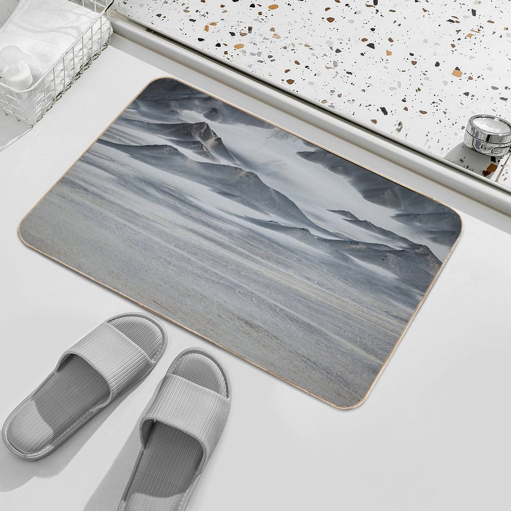 Black Lonely Mountain (黑独山), Qinghai, China  Anti-Trip Bath Mat