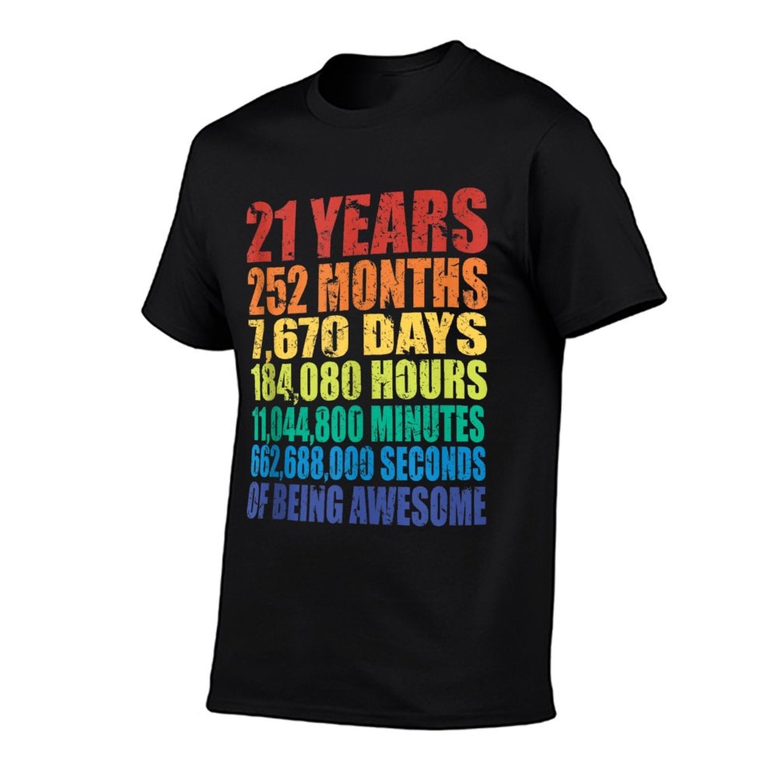 21 Years Of Being Awesome For Men And Women 21st Birthday  Quick-drying T-Shirt