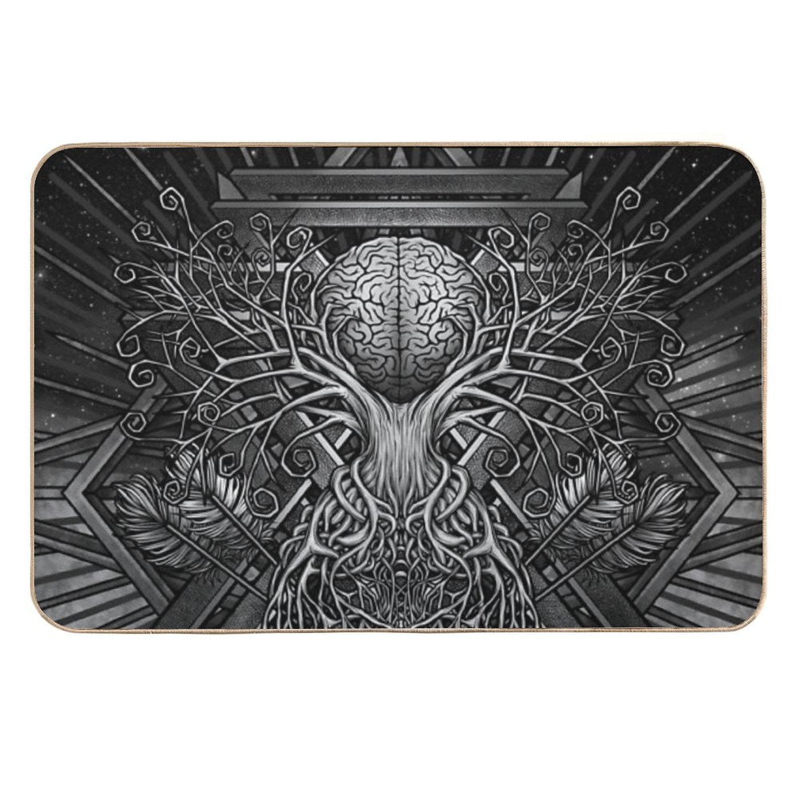 The Brain Tree of Intelligence  Long-Lasting Bath Mat