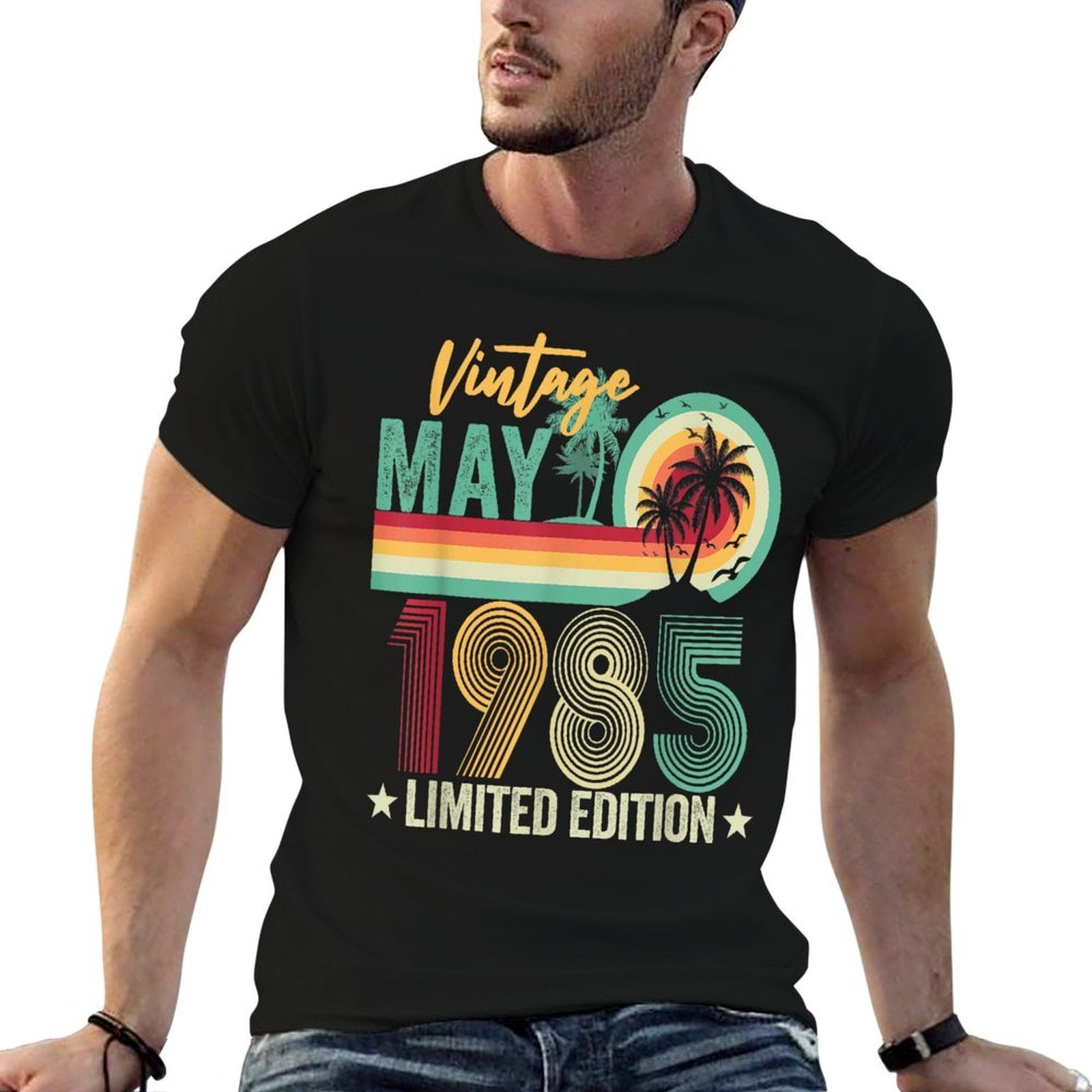 40 Years Old Funny May 1985 40th Birthday Gifts Men Women  Eco-friendly Material T-Shirt