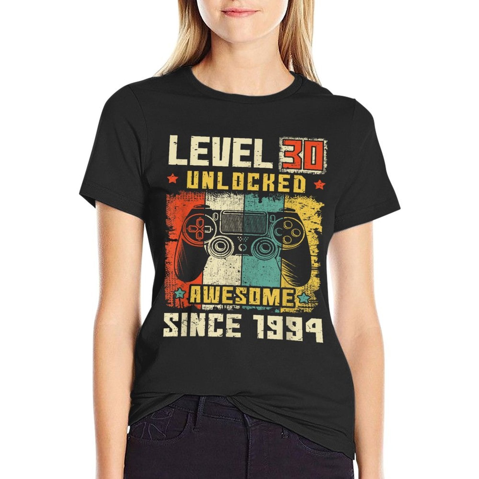 30 Birthday Decorations Gamer Men Video 1994 30th Birthday  Cotton T-Shirt