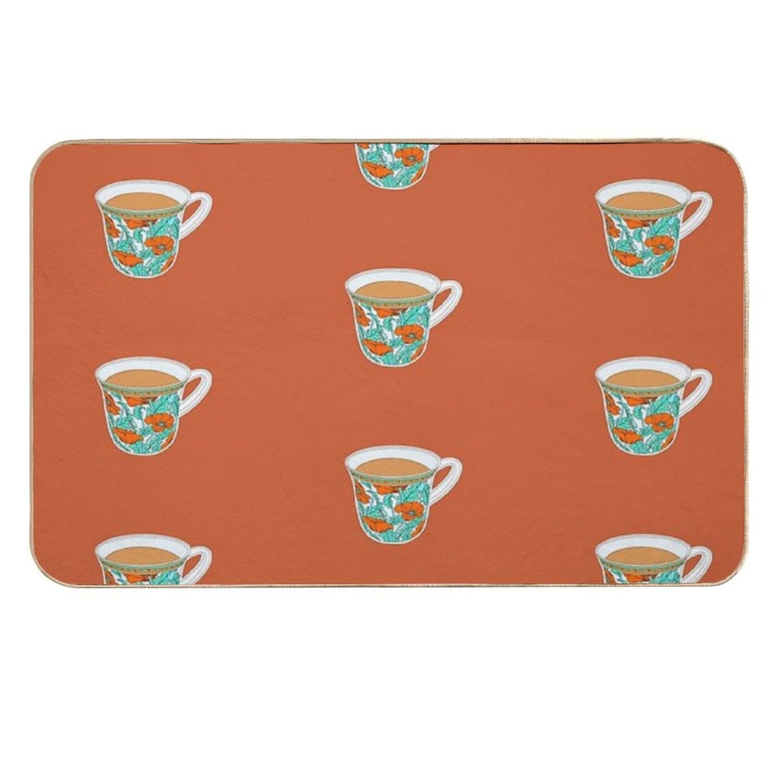 Cup of Tea Durable Bath Mat