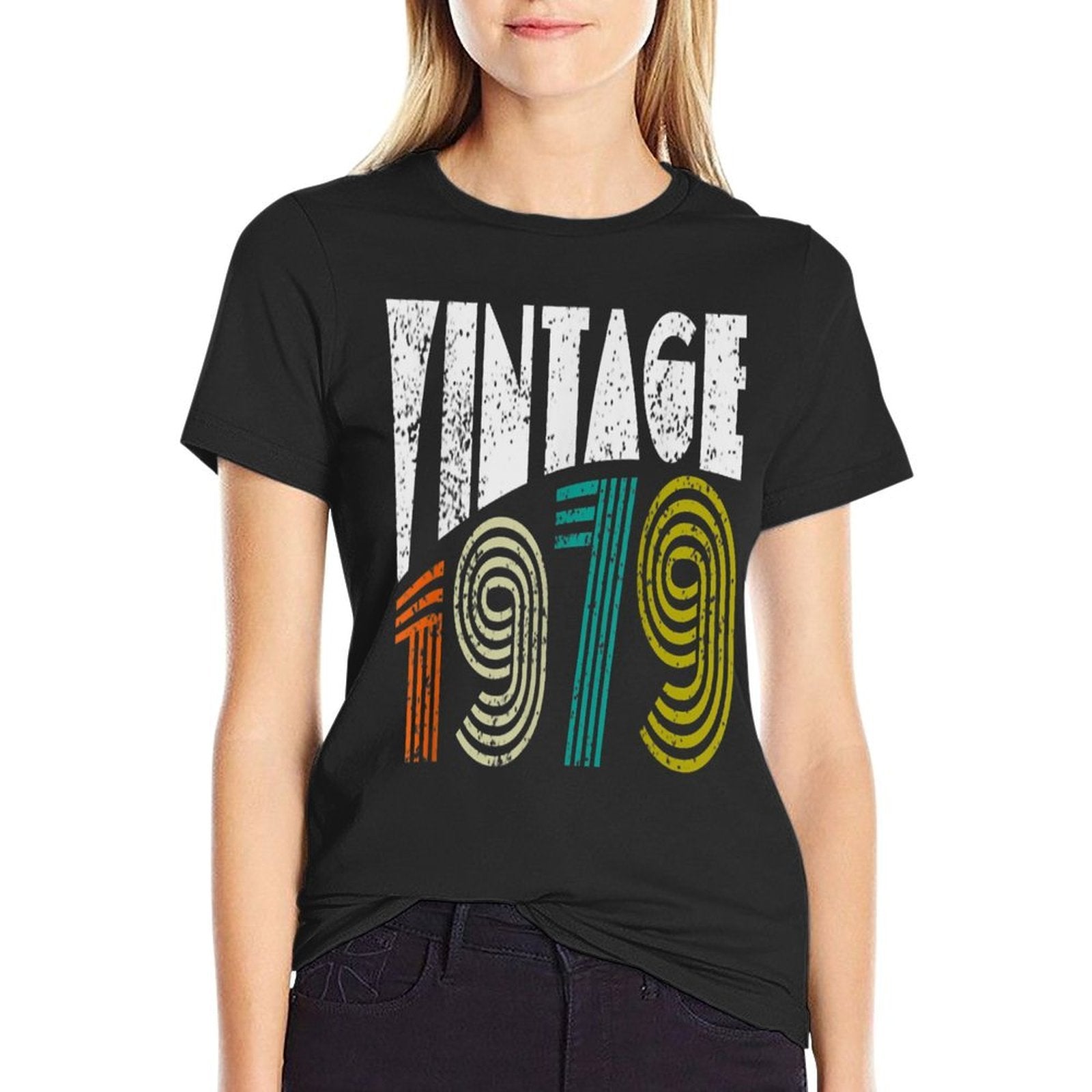 40th Birthday Gift Vintage 1979 Classic Men Women Retro  Eco-friendly Material T-Shirt