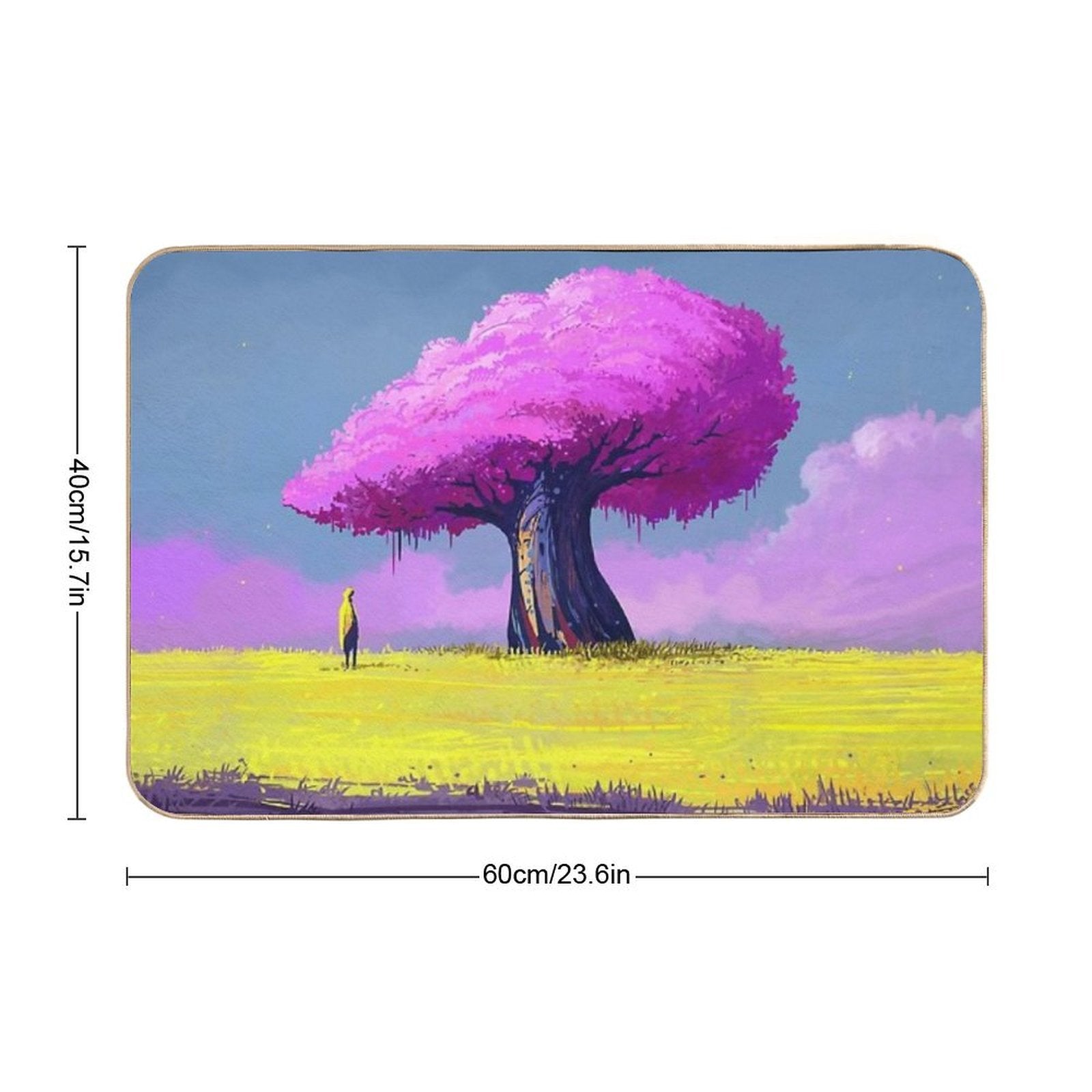 Sakura And Steppe Durable Bath Mat