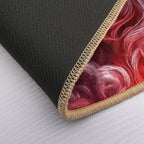 Giant Animal Flaming Ram God Confronted Warrior Fiery Realm  Anti-Trip Bath Mat