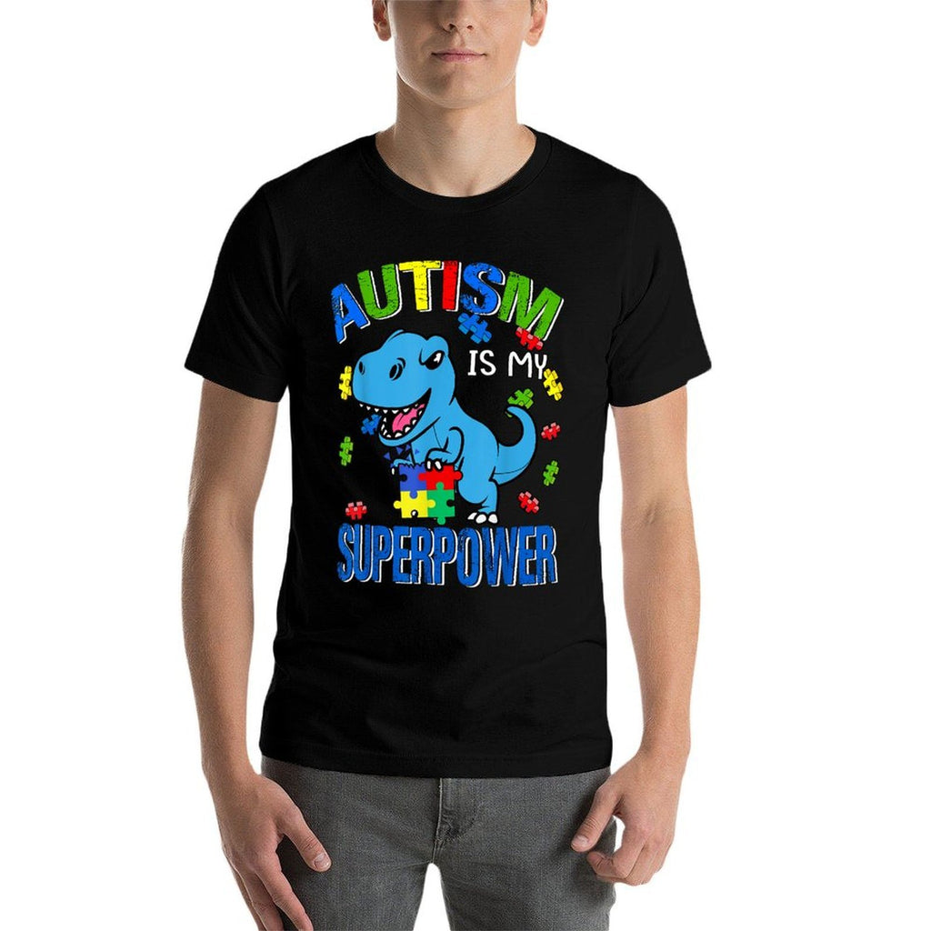 Autism Awareness Is My Superpower Kids Boys  Classic T-Shirt