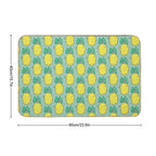 Whaleapple - Cute Happy Pineapple  Versatile Bath Mat