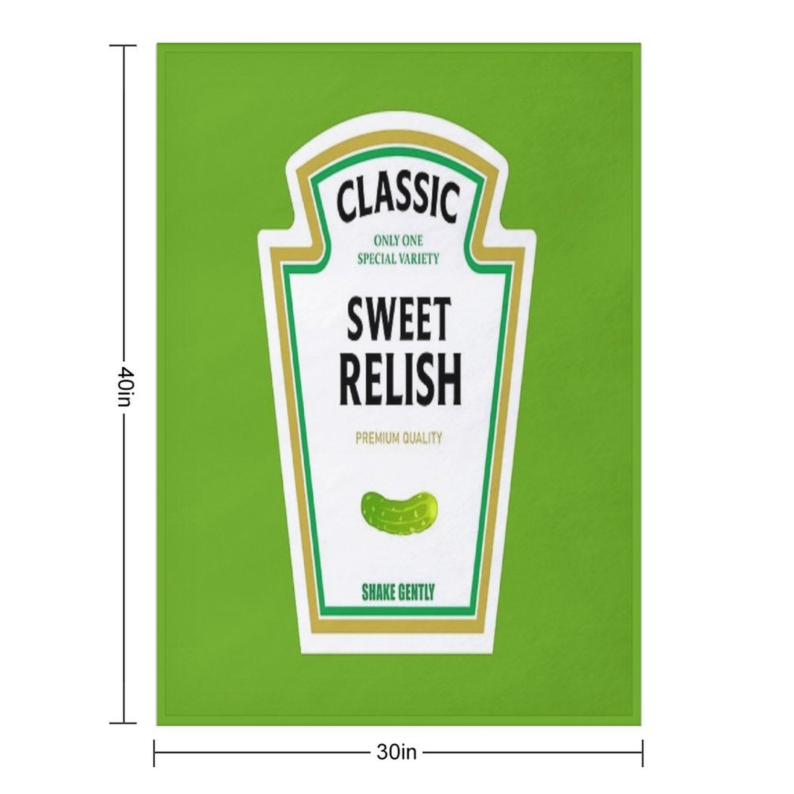 Sweet Relish Halloween 2023 Costume Ketchup Mustard Mayonnaise Matching Couple Group Team Family Multi-functional Throw Blanket