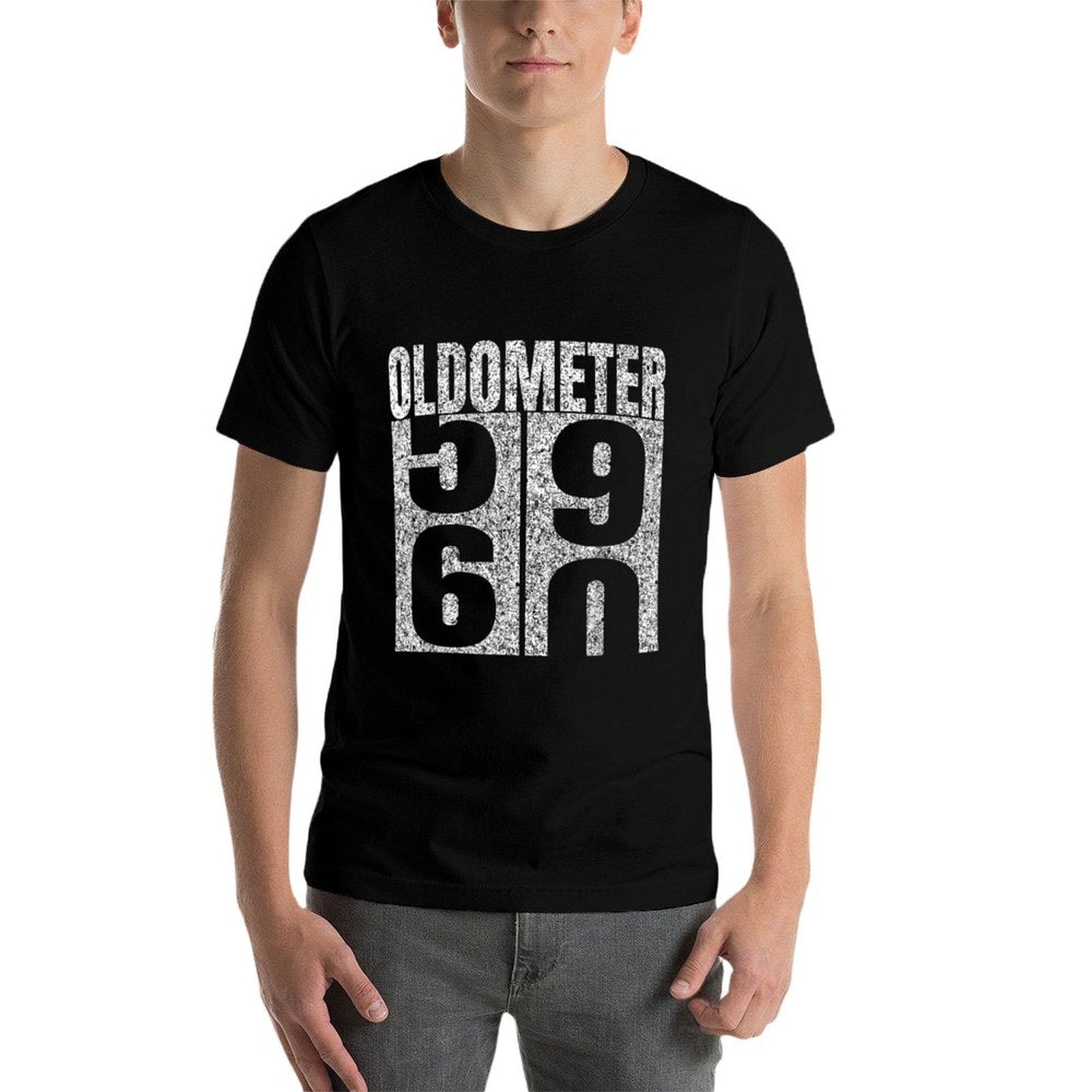 60th Birthday Oldometer 59-60 Vintage Funny Gifts Men Women  Lightweight T-Shirt