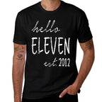 Est. 2012, Hello Eleven Years Old Boy Or Girl, 11th Birthday  Eco-friendly Material T-Shirt