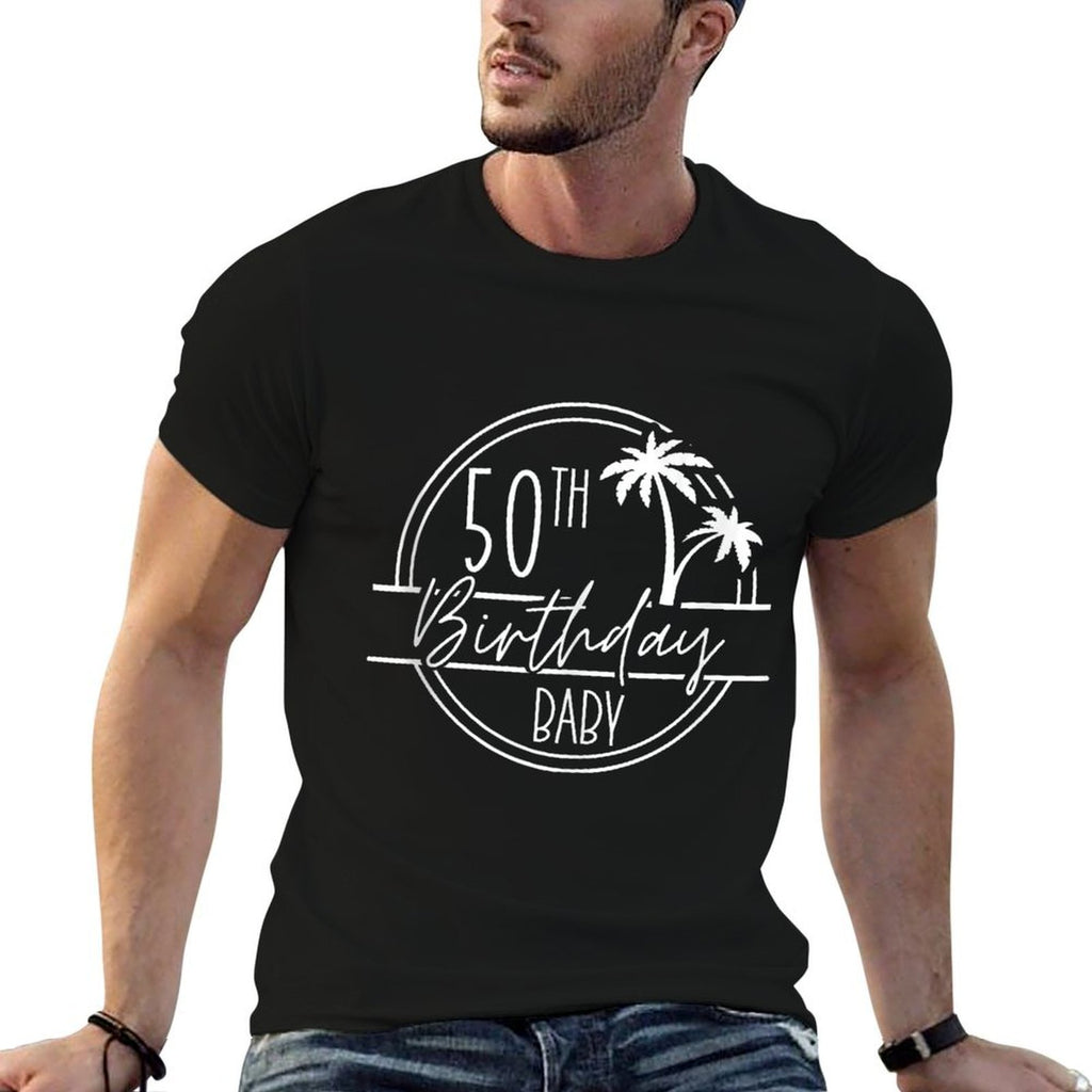 50th Birthday Crew And 50th Birthday Babe, Birthday Trip  Lightweight T-Shirt