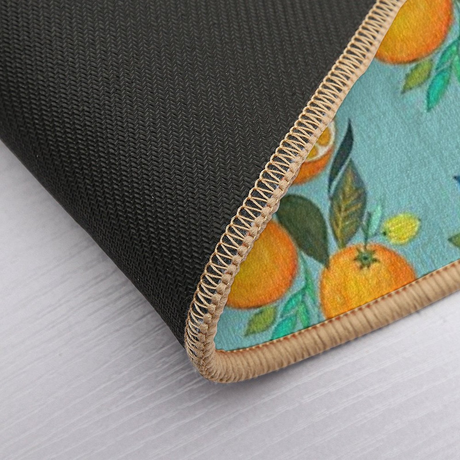 Lady Orange  Slip-Resistant Bath Mat