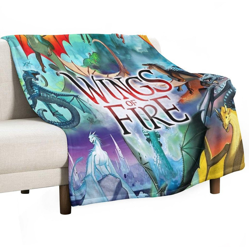 Wing of Fire All Dragon Compact Throw Blanket