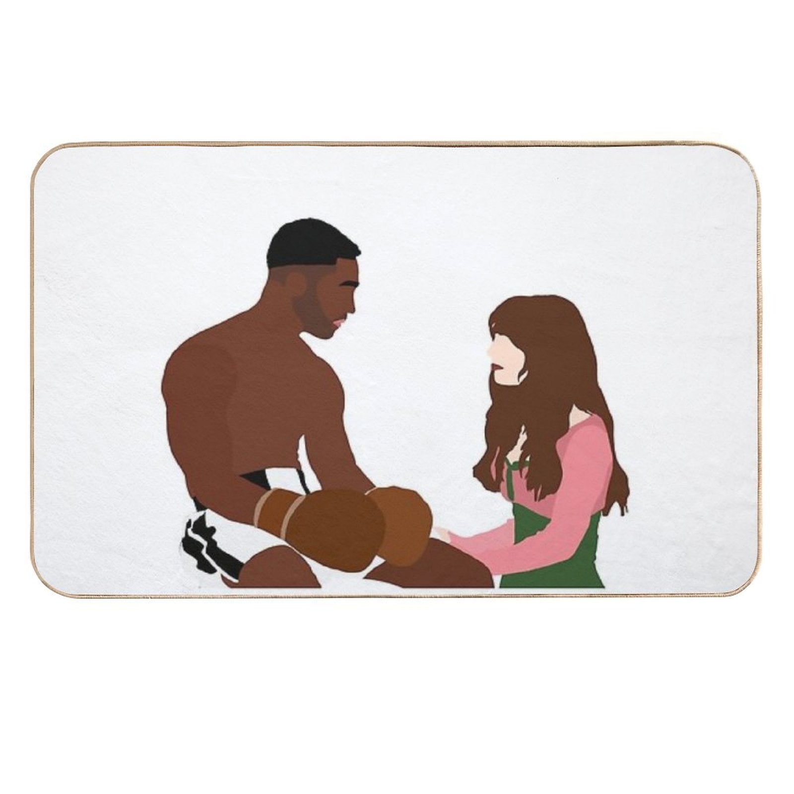 Emily in Paris - Emily Cooper And Alfie  Pet-Safe Bath Mat