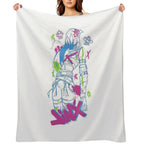 Jinx Arcane Powder Graphic Easy Care Throw Blanket