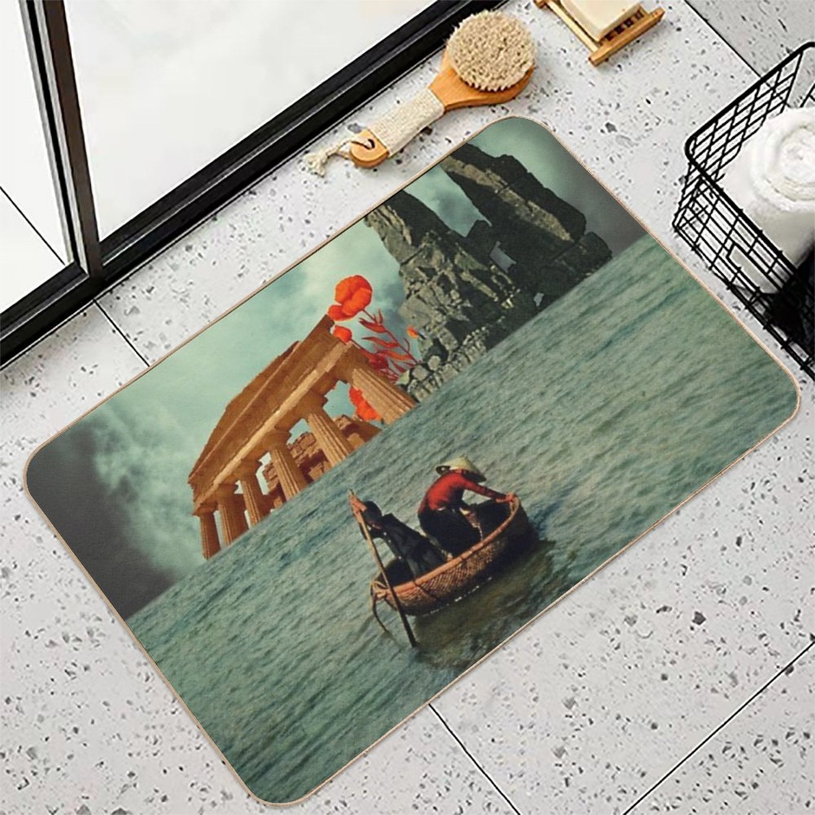 We Are All Fishermen  Odorless Bath Mat