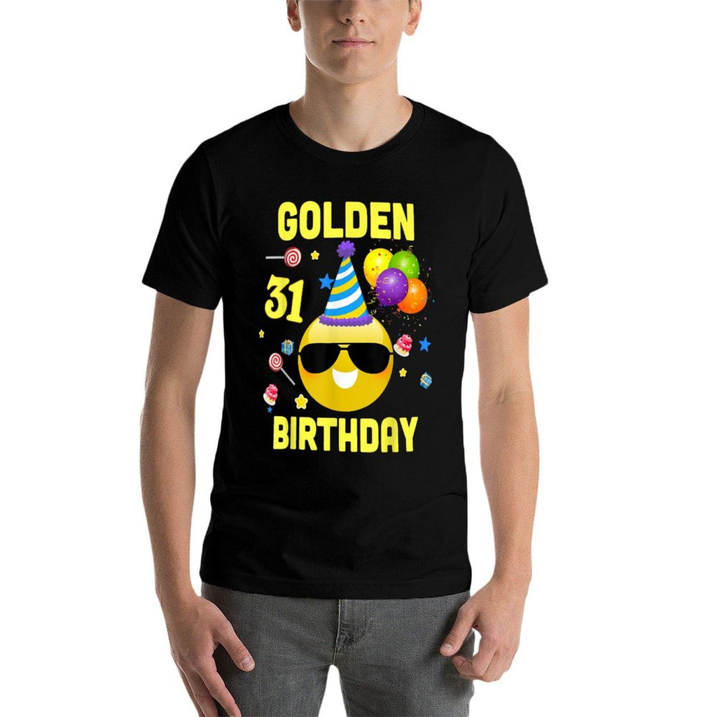 31st Birthday Gifts Funny Golden Birthday 31 Years Old WY27  Oversized Silhouette T-Shirt