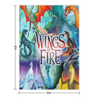 Wing of Fire All Dragon Compact Throw Blanket