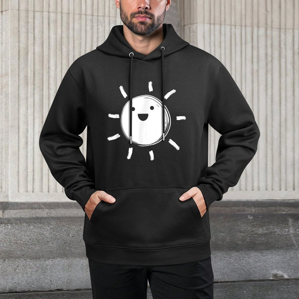 Smiling Sun Sunshine Happy Smile Kids Teachers Casual Wear Hoodie