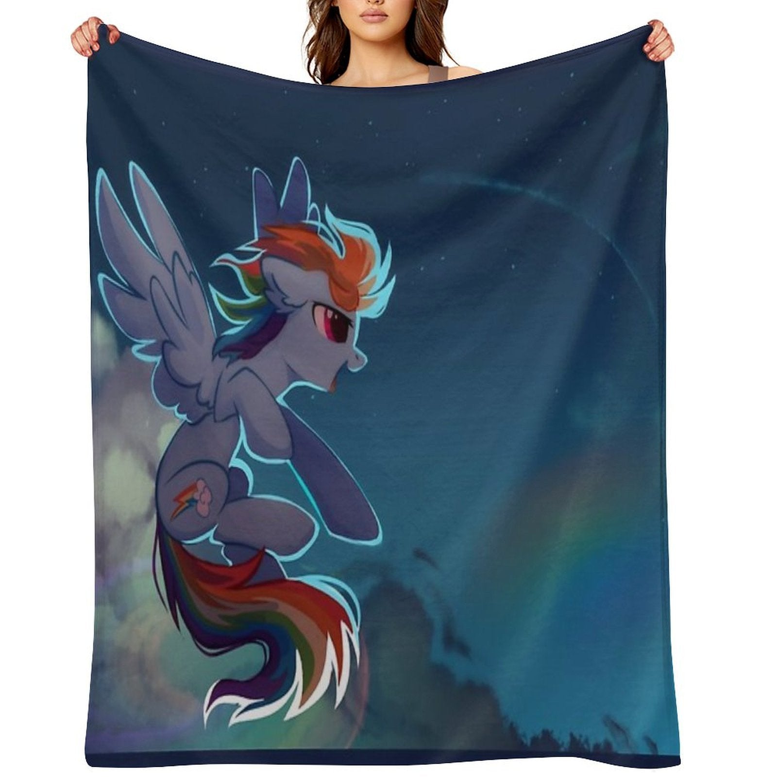 Rainbow Dash Comfort Throw Blanket