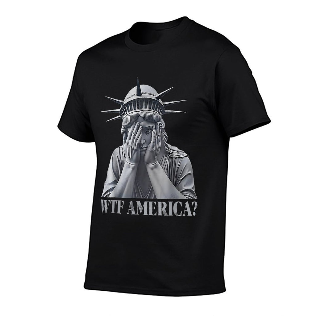 Funny Disappointed Statue of Liberty USA America Politics  Classic T-Shirt