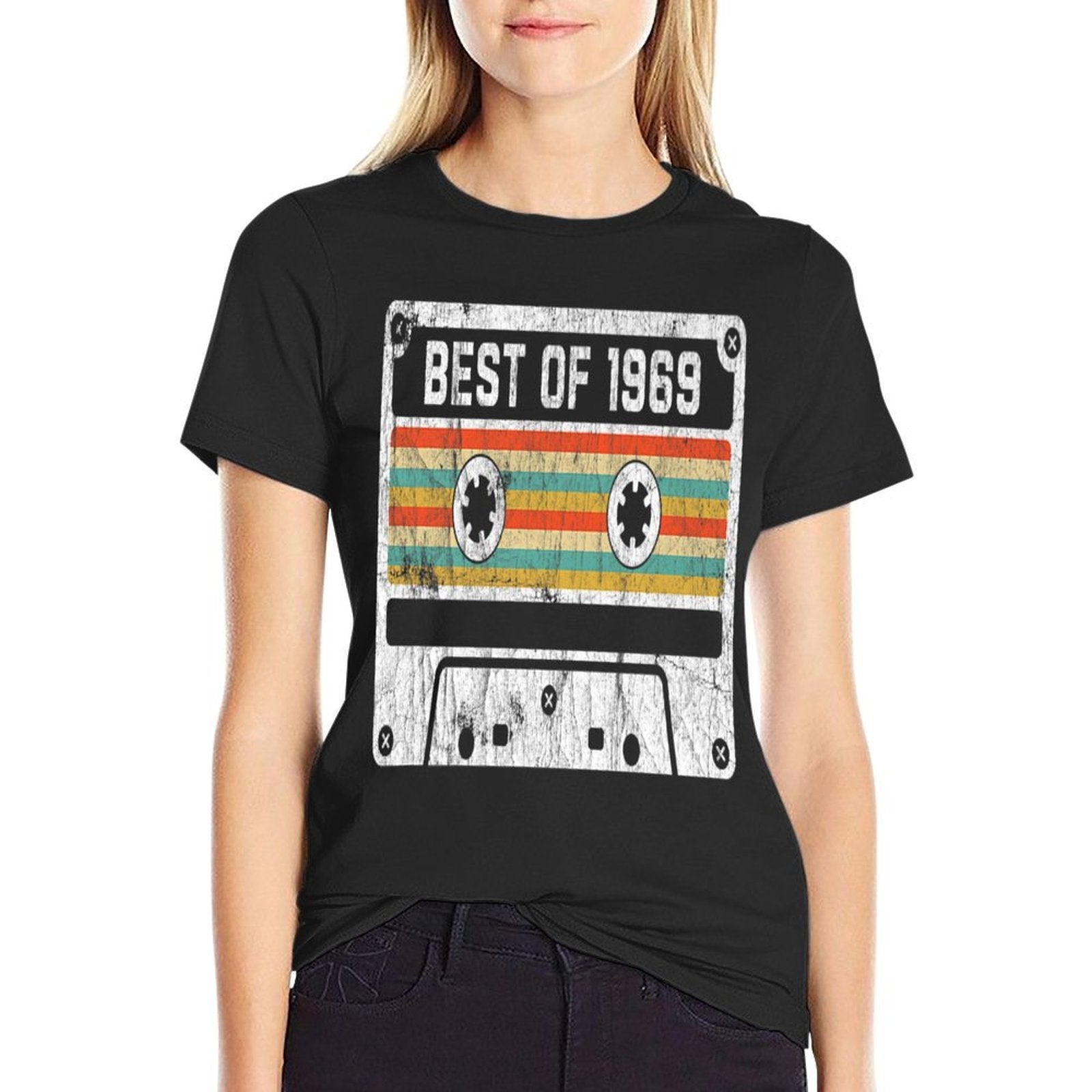 50th Birthdays For Men Women - Best Of 1969 Premium  Polyester Blend T-Shirt