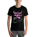 Just A Girl Who Loves To Sing Motivational  Relaxed-fit T-Shirt