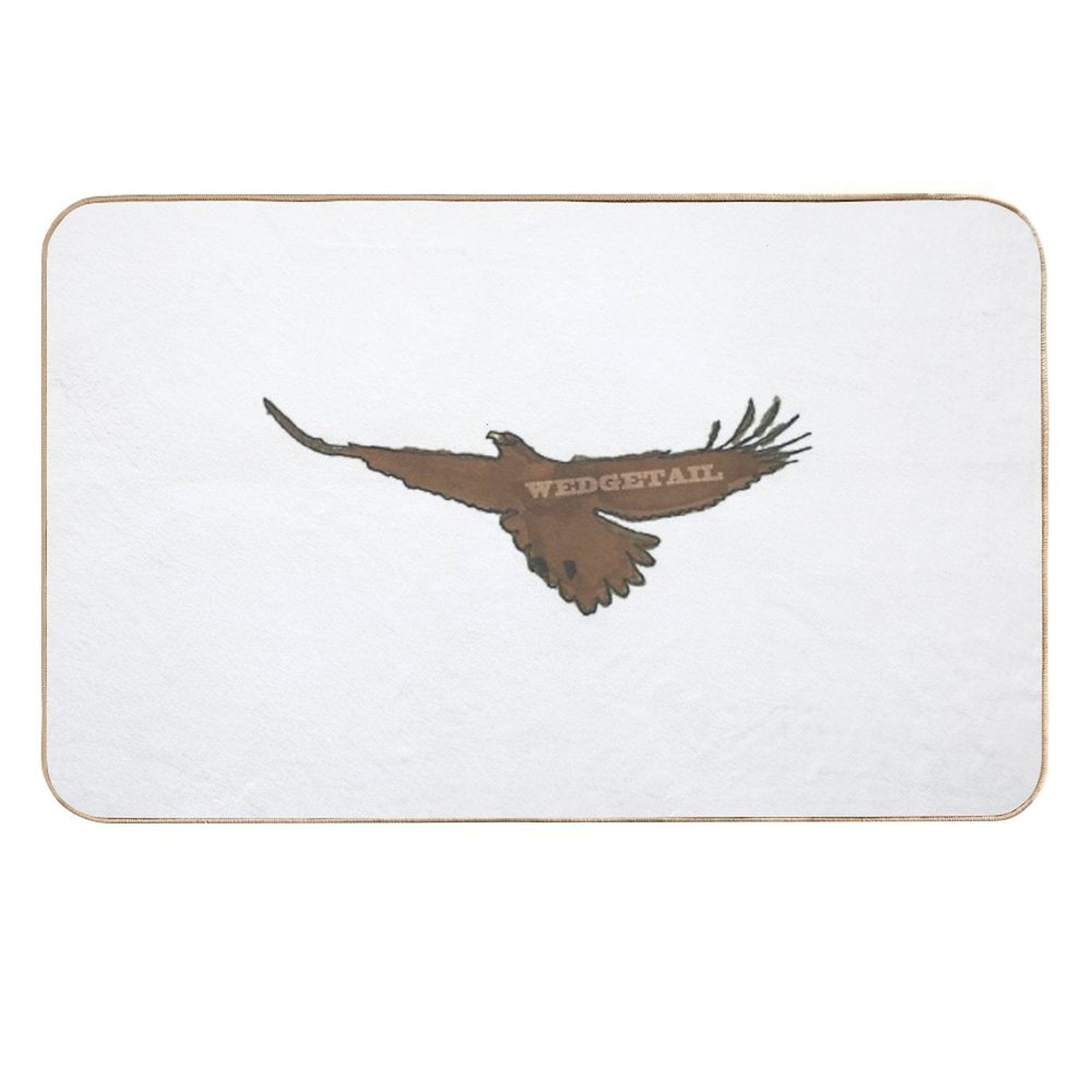 Wedge-Tailed Eagle Silhouette – Sky Ruler  Eco-Friendly Bath Mat