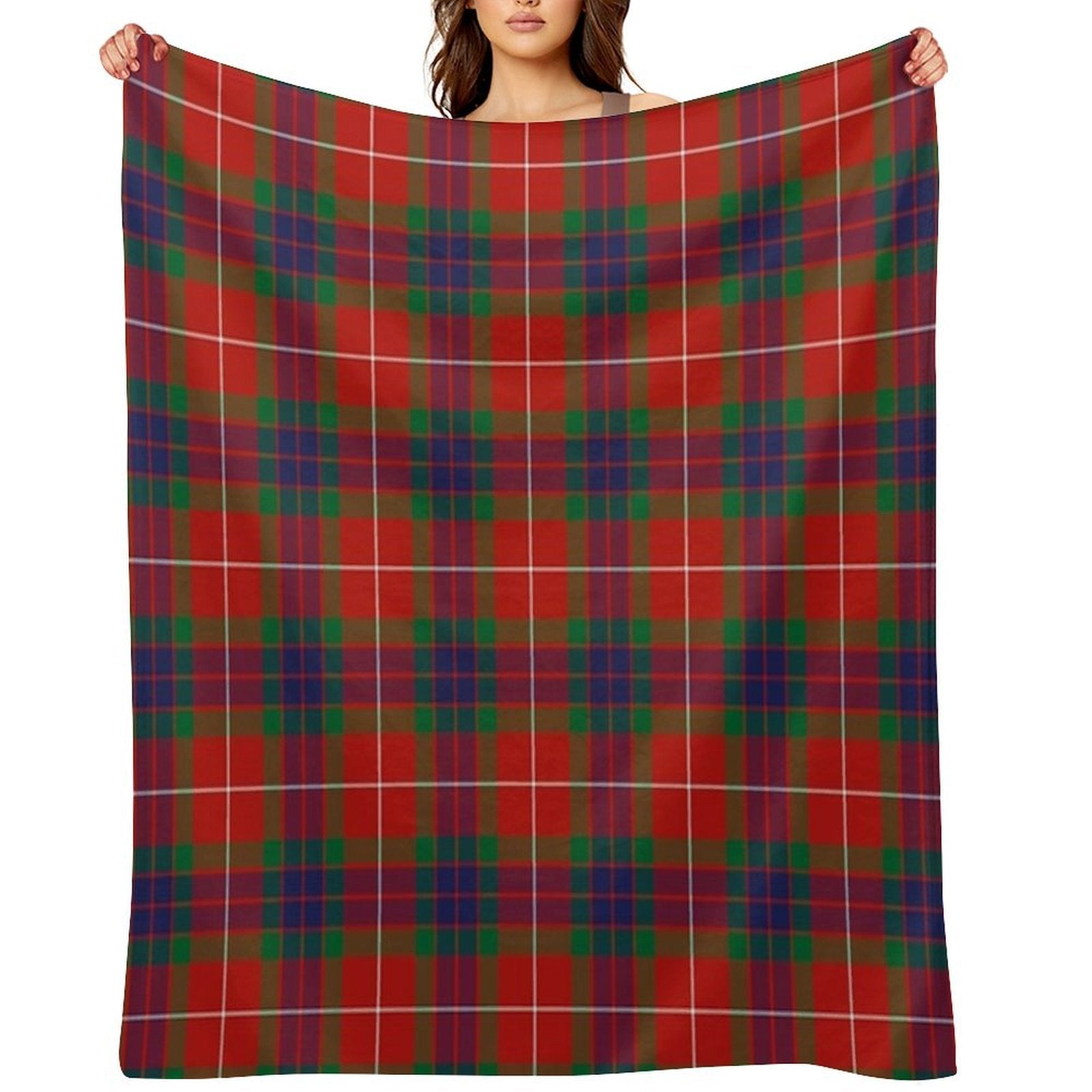 SIMPSON Tartan  Clan And Family Name Tartan Pattern Gift-ready Throw Blanket