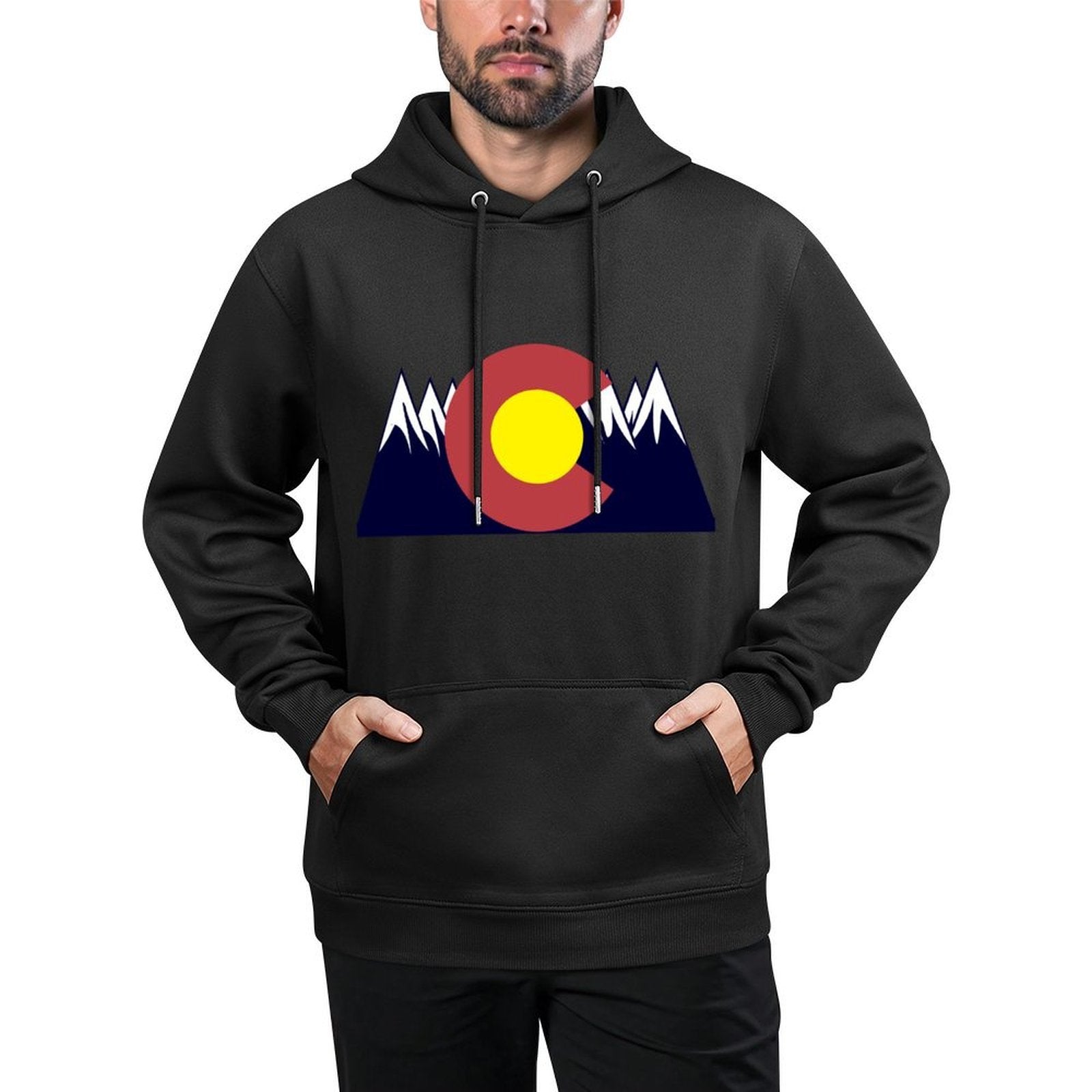 Winter Park Colorado -  Mountain Colorfast Hoodie