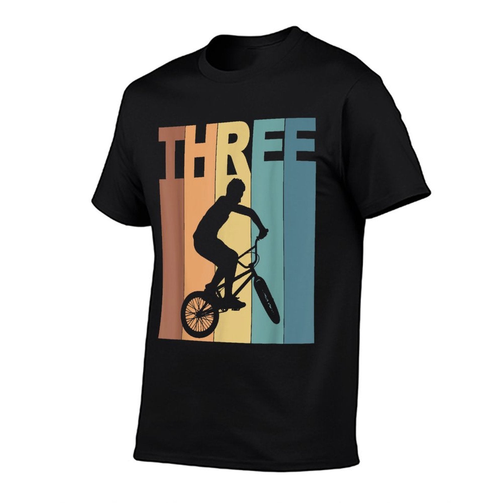 3rd Birthday BMX Bicycle Bike 3 Year Old Boys Birthday  Slim-fit Cut T-Shirt