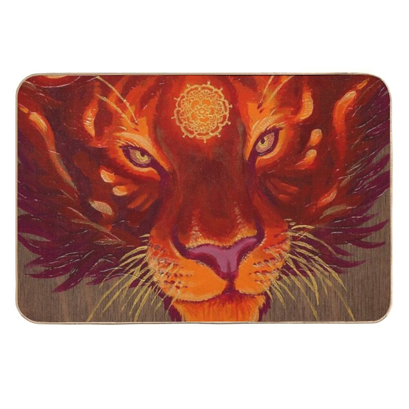 Fire Tiger  Anti-Trip Bath Mat