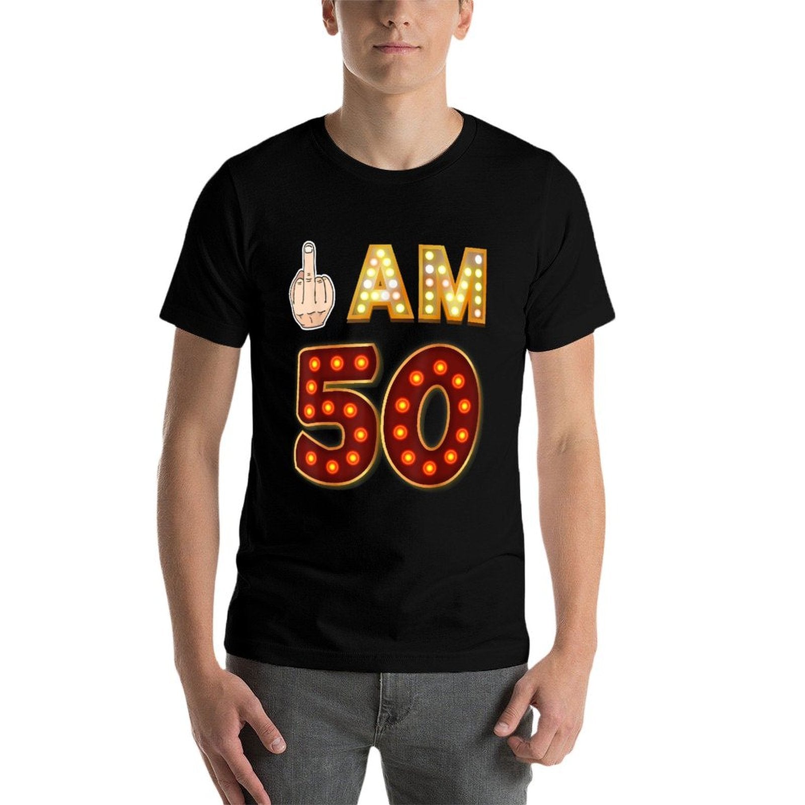50TH BIRTHDAY T Vintage Retro Style  Graphic-printed T-Shirt