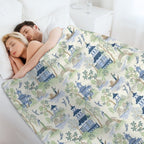 Chinoiserie Versatility Throw Blanket