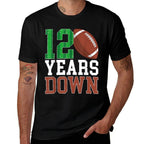12th Birthday Football Twelve Year Old Football Player  Versatile T-Shirt