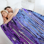 Purple Sky Versatility Throw Blanket