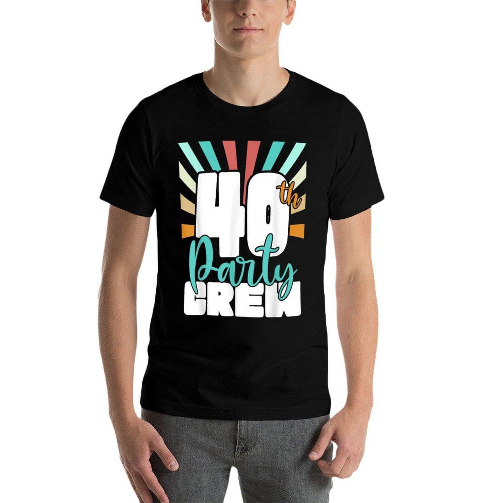 40th Party Crew Birthday Squad Funny 40 Year Old Birthday  Odor-resistant T-Shirt