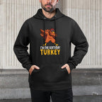 Thanksgiving Birthday Gifts Funny Bday Born on Thanksgiving Versatile Streetwear Hoodie